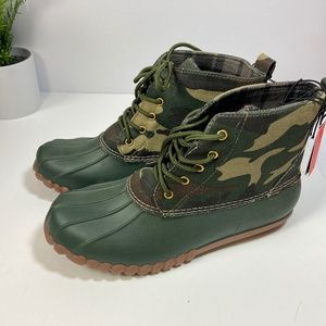 NWT Henry Ferreira camo boots